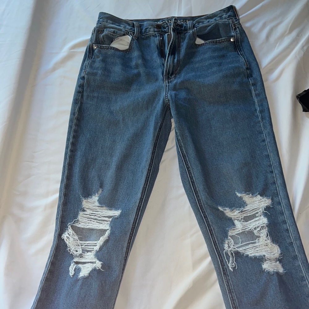 American Eagle ripped jeans